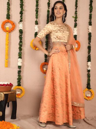 Indisches Lehenga Choli "Kamaljot"