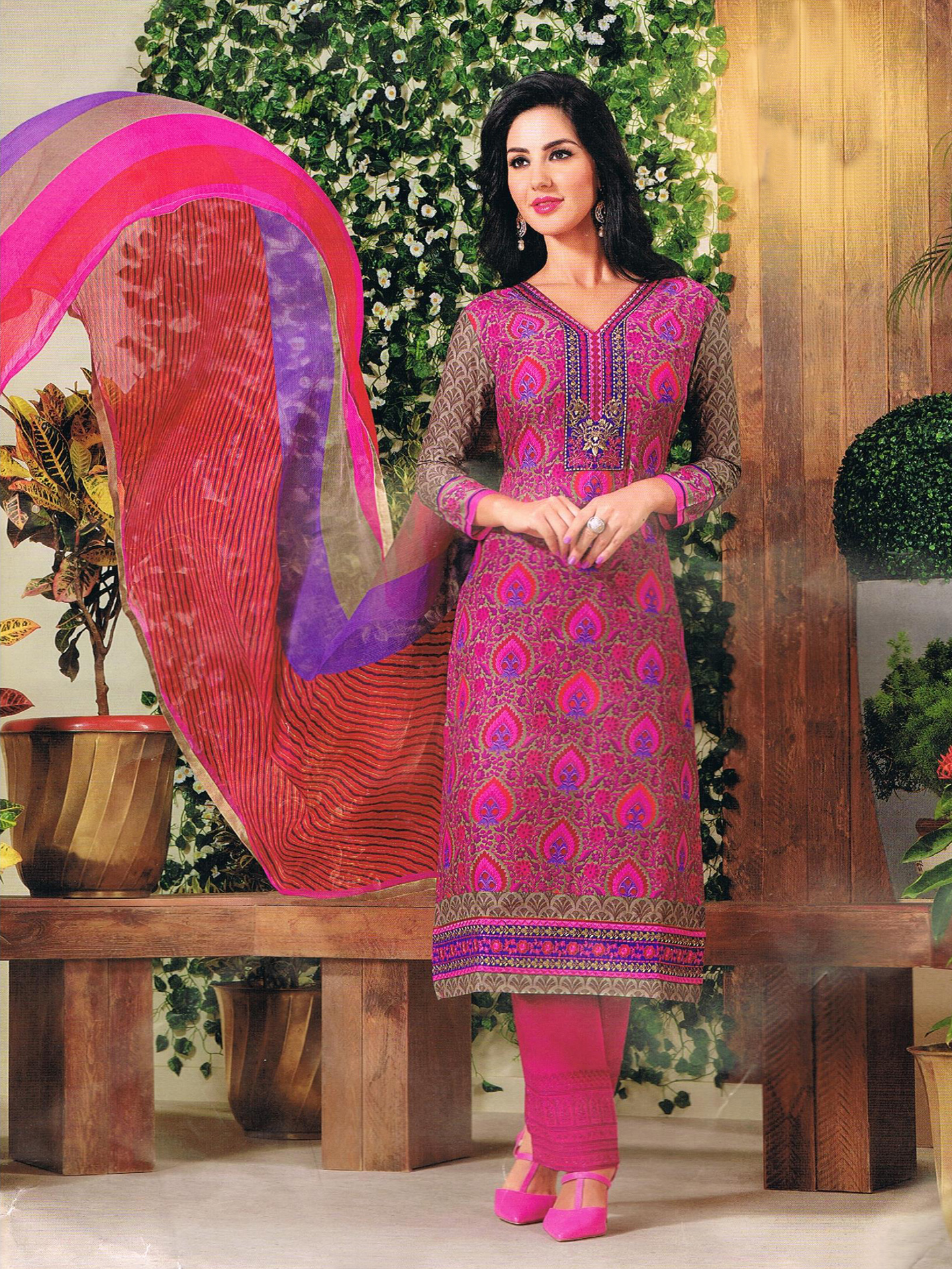 Miraan Baumwolle Salwar-Anzug Damen - Bequem & Alltagstauglich