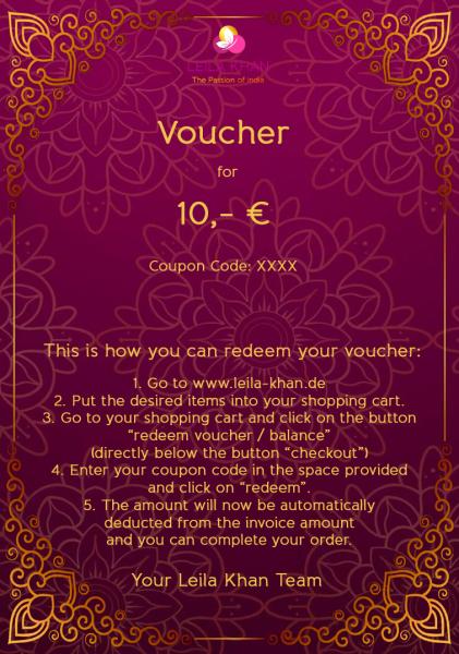 Voucher of 10 €